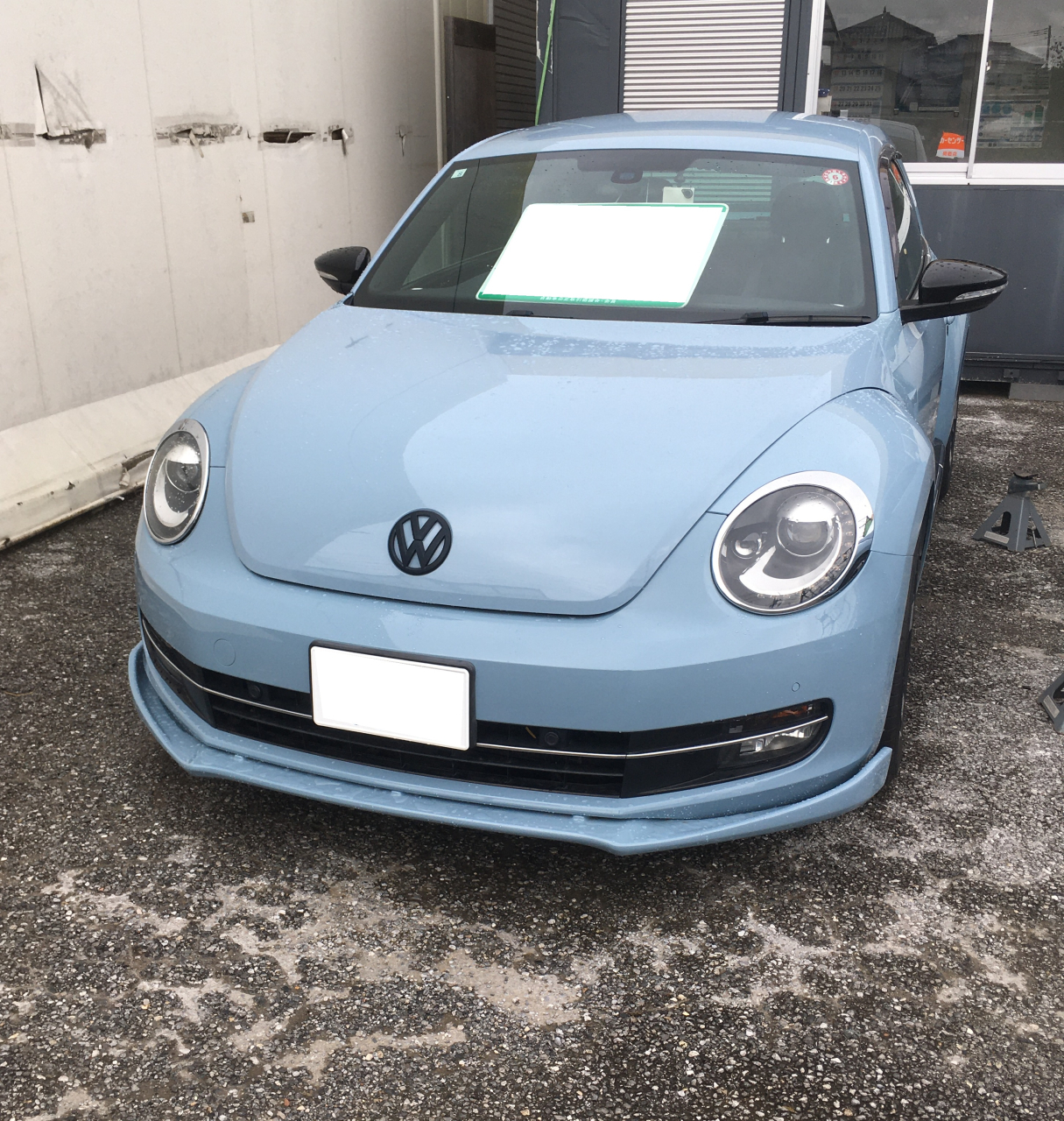 VWビートル　ホイールガリ傷リペアのブログを更新しました。